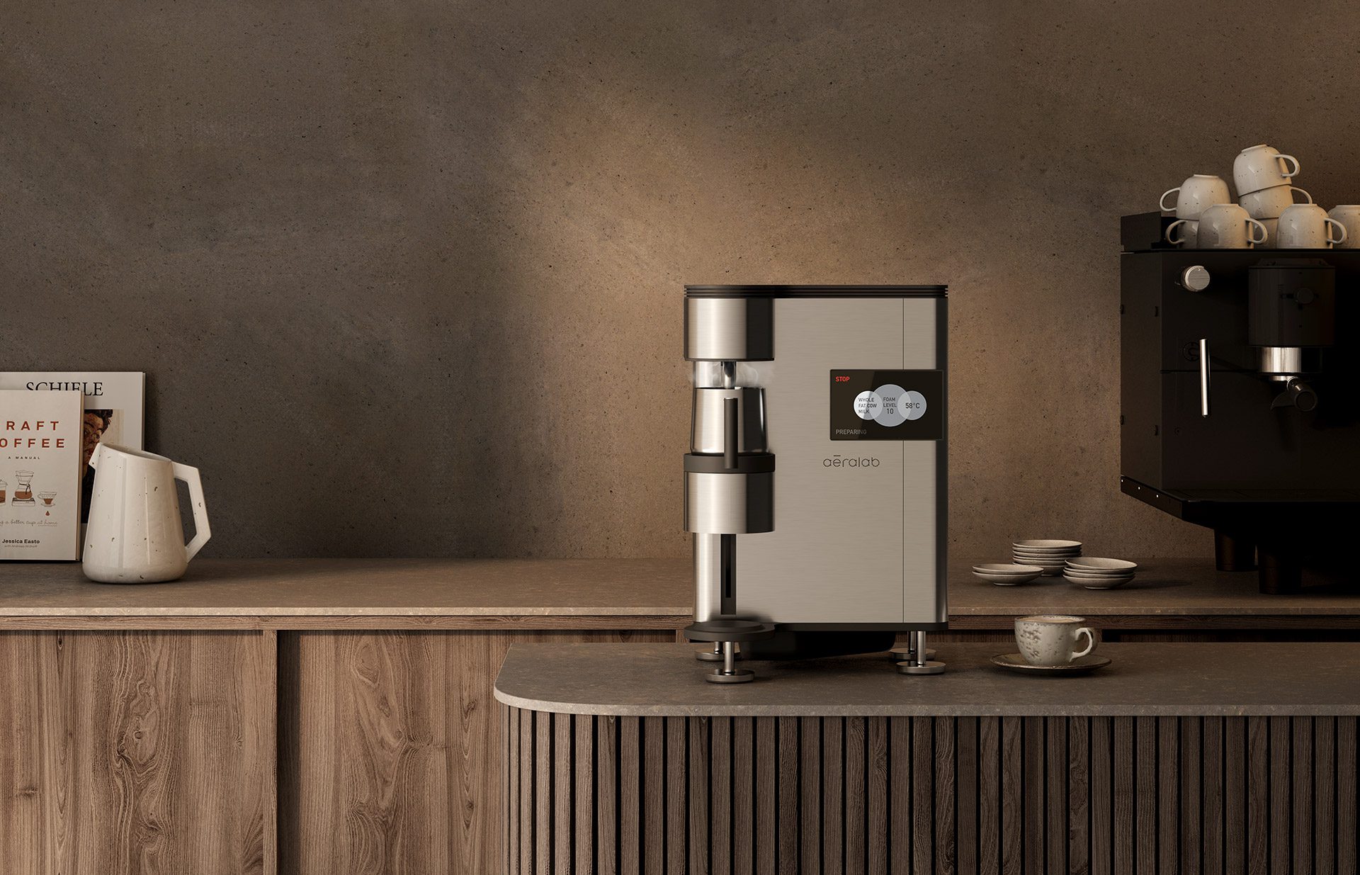 aēralab, the intelligent machine that creates the perfect milk foam for  each drink - Iberital